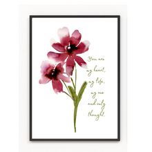 Load image into Gallery viewer, Valentines 1 Watercolour Print

