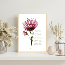 Load image into Gallery viewer, Valentines 3 Watercolour Print
