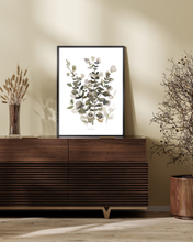 Load image into Gallery viewer, Wild Eucalyptus Watercolour Print
