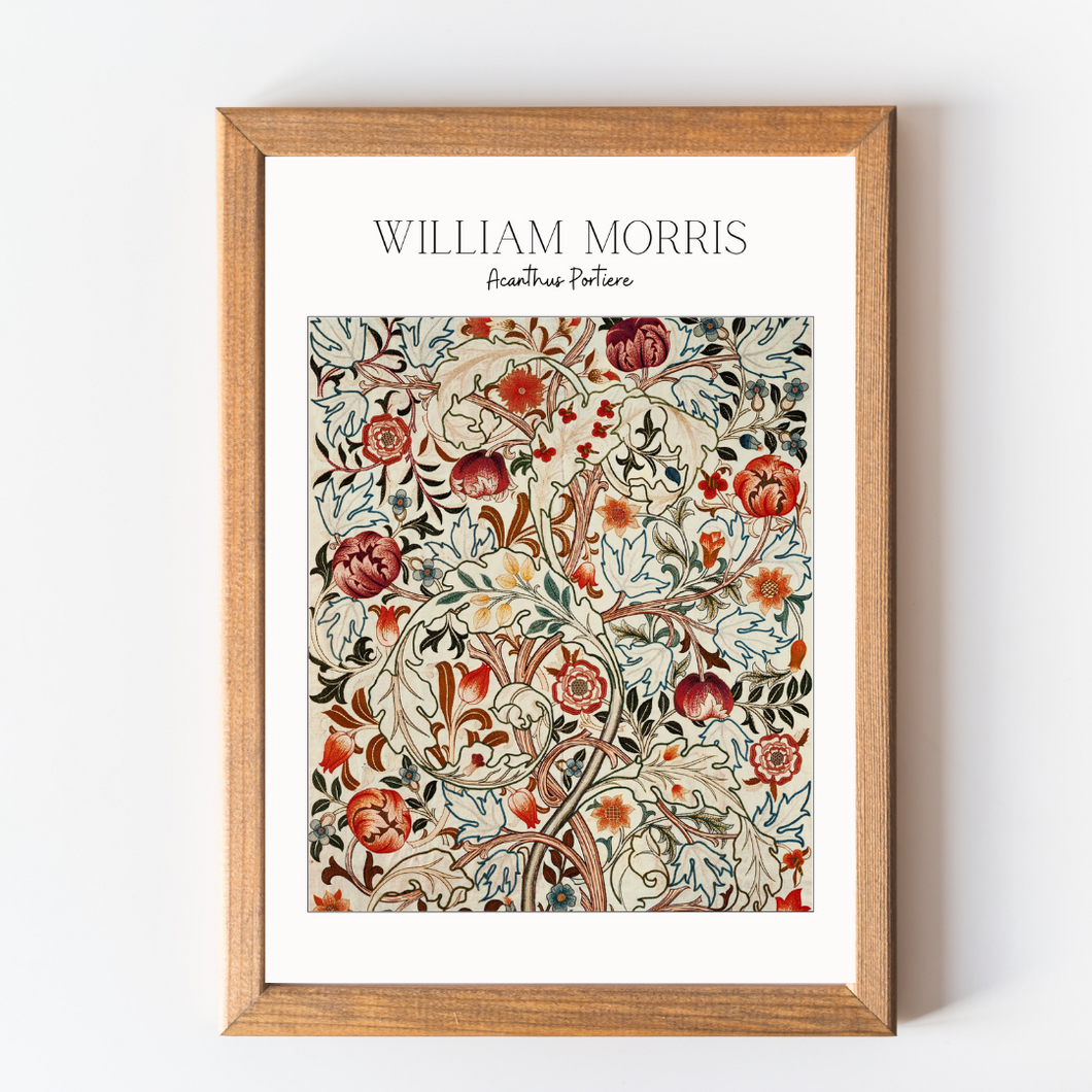 William Morris Acanthus Portiere Print