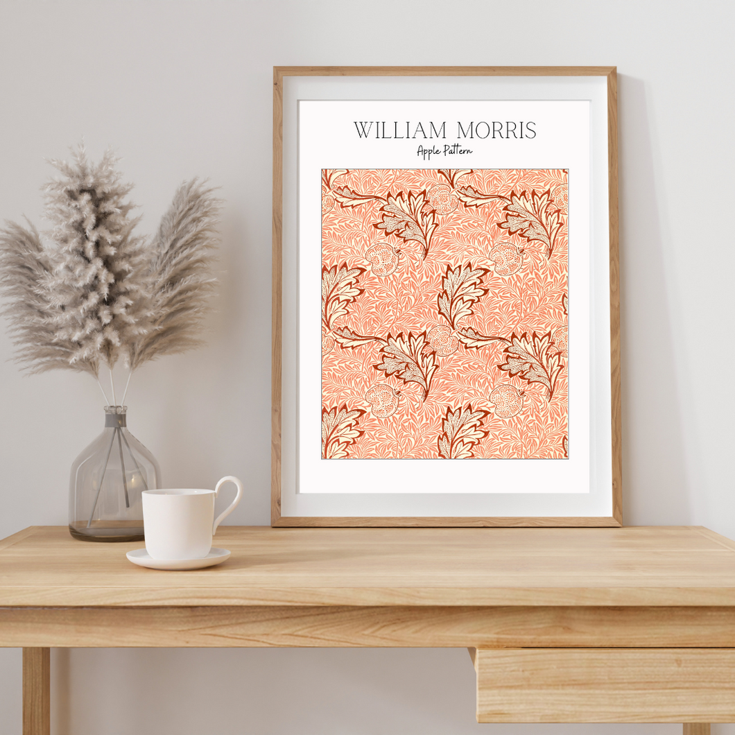 William Morris Apple Pattern Print