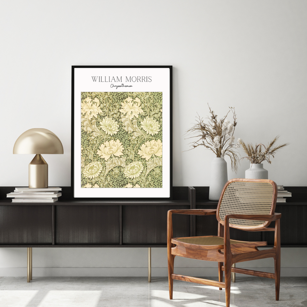 William Morris Chrysanthemum Print