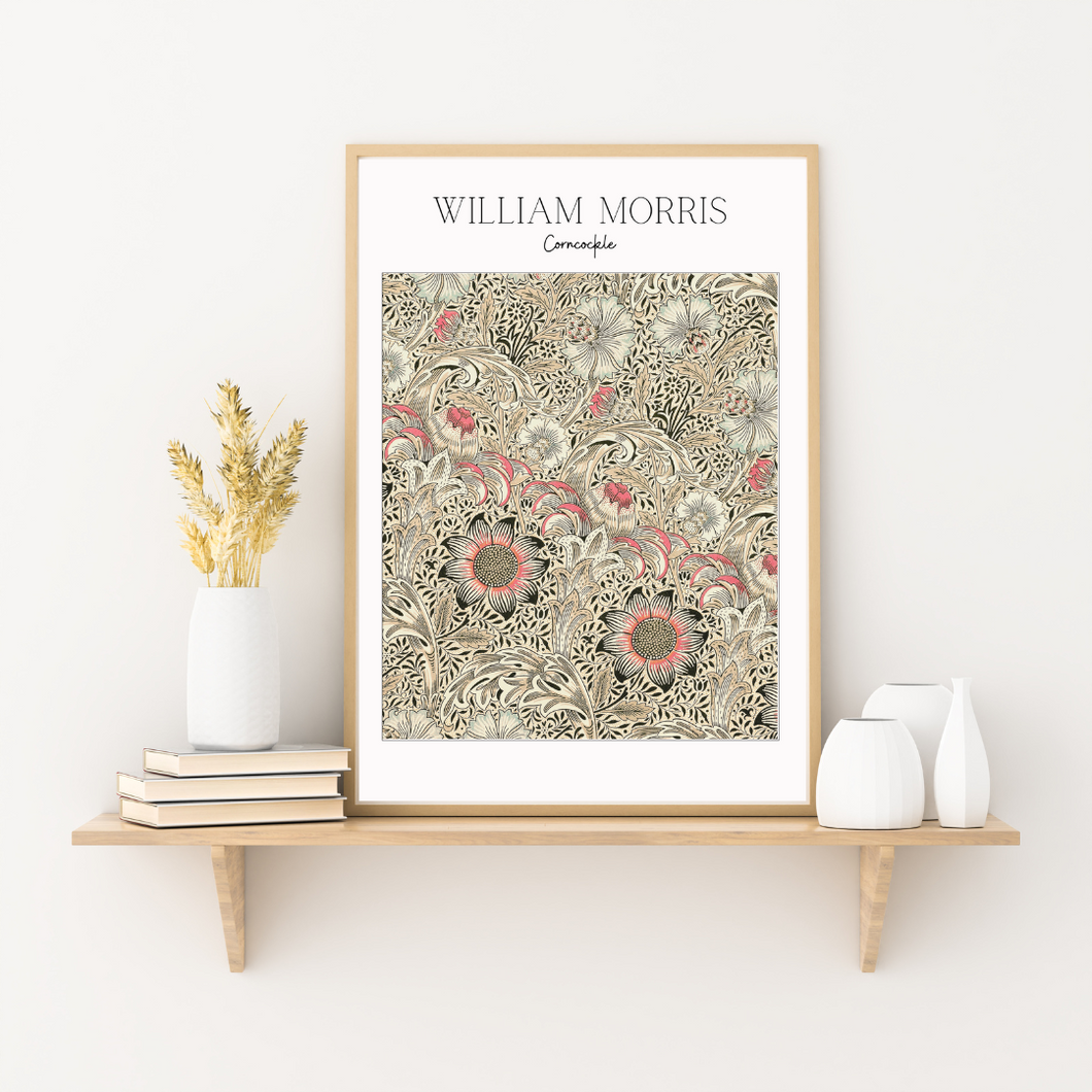 William Morris Corncockle Print