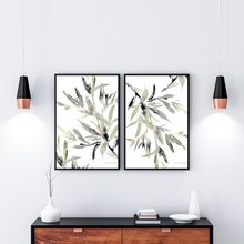 Load image into Gallery viewer, Abstract Greenery- 2 Piece Set
