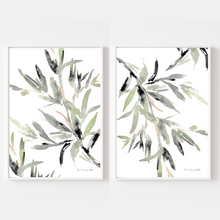 Load image into Gallery viewer, Abstract Greenery- 2 Piece Set
