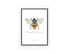 Load image into Gallery viewer, Bee Yourself Watercolour Print
