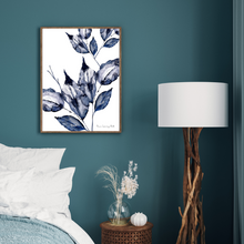 Load image into Gallery viewer, Midnight Delft Blue Single Watercolour Print
