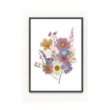 Load image into Gallery viewer, Pressed Flower Posie-Poster Print
