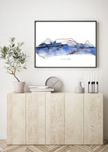 Load image into Gallery viewer, Table Mountain Watercolour Print-LIMITED EDITION
